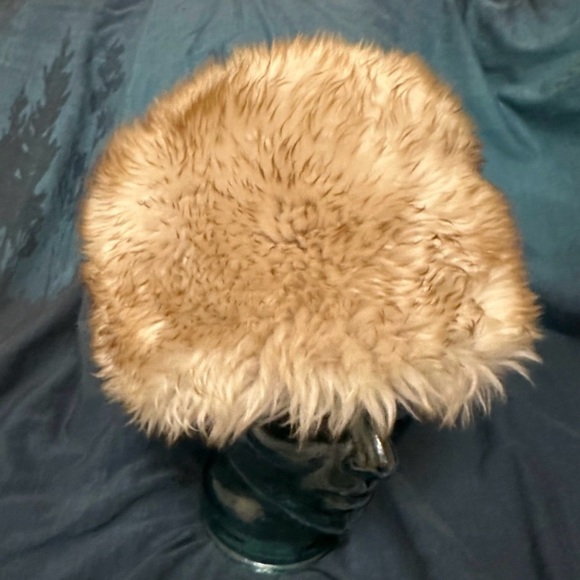 Vintage 70s/80s Shearling Sheepskin Hat - Russian Cossack Style - Picture 4 of 8